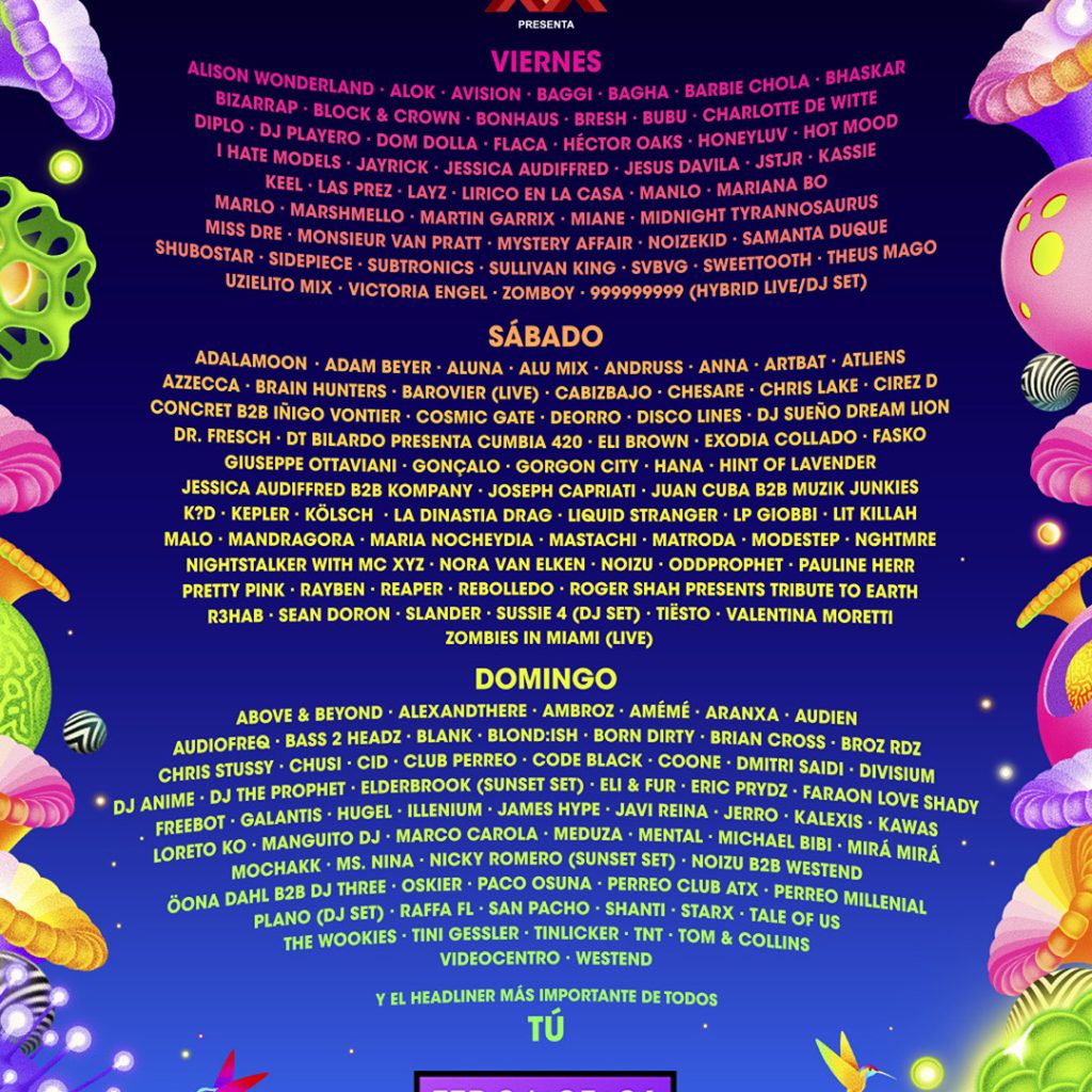 Line up EDC México 2023